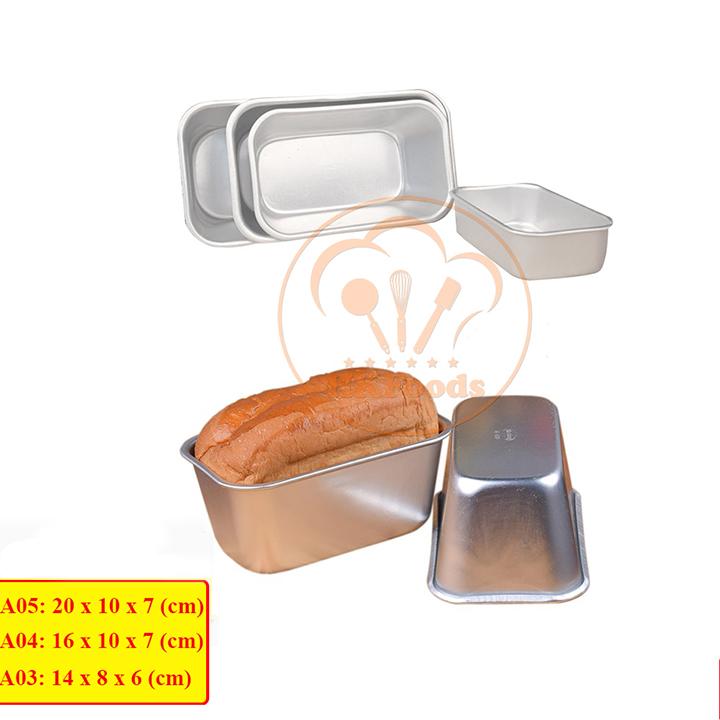 Khuôn nhôm loaf đúc chữ nhật A03