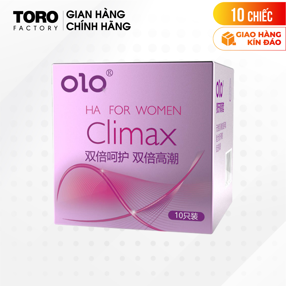 Bao cao su OLO0.01 Climax Ha For Women - Siêu mỏng, dưỡng ẩm