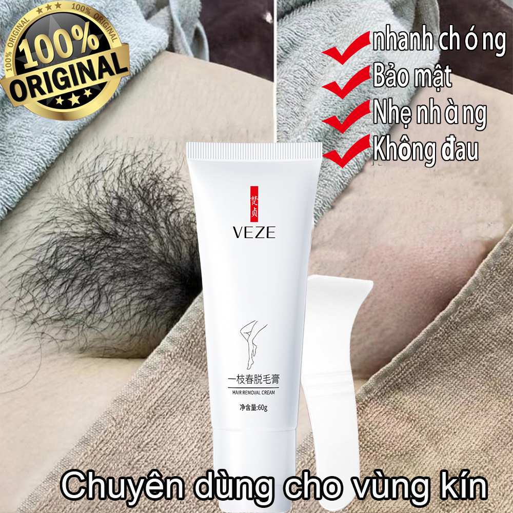 Kem Tẩy Vùng Kín kem tẩy lông nách Tẩy lông nhanh chóng Chính Hãng Triệt Lông Nách Chân Tay Bikini Vùng Kín Vĩnh viễn 150ML Kem tẩy lông triệt lông vùng kín nam kem tẩy lông chân