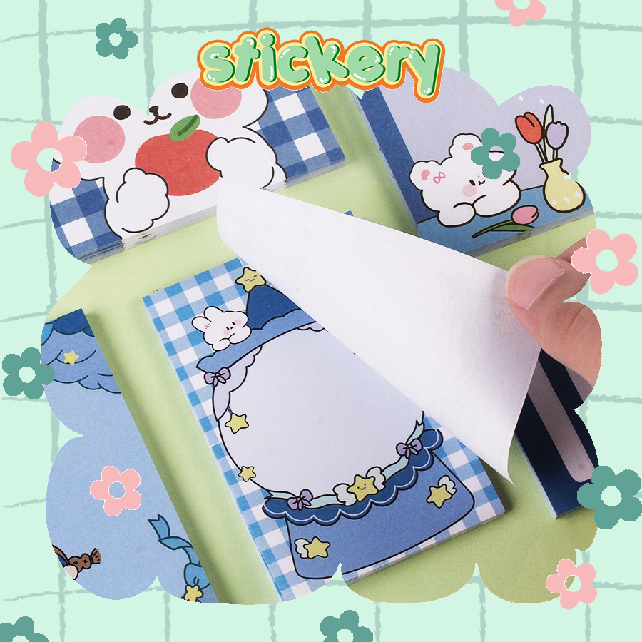 Giao ngẫu nhiên - Giấy ghi chú hoạ tiết dễ thương - STICKERY