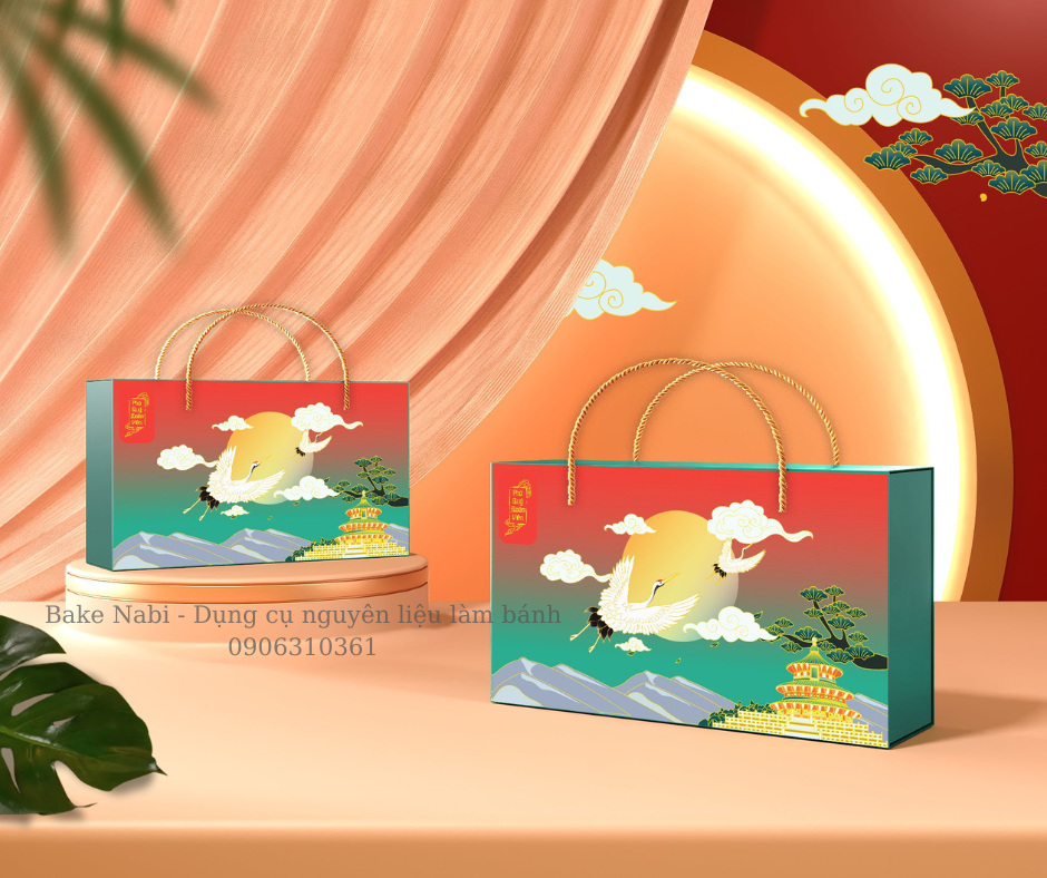 Phú quý 2 bánh -hộp bánh trung thu
