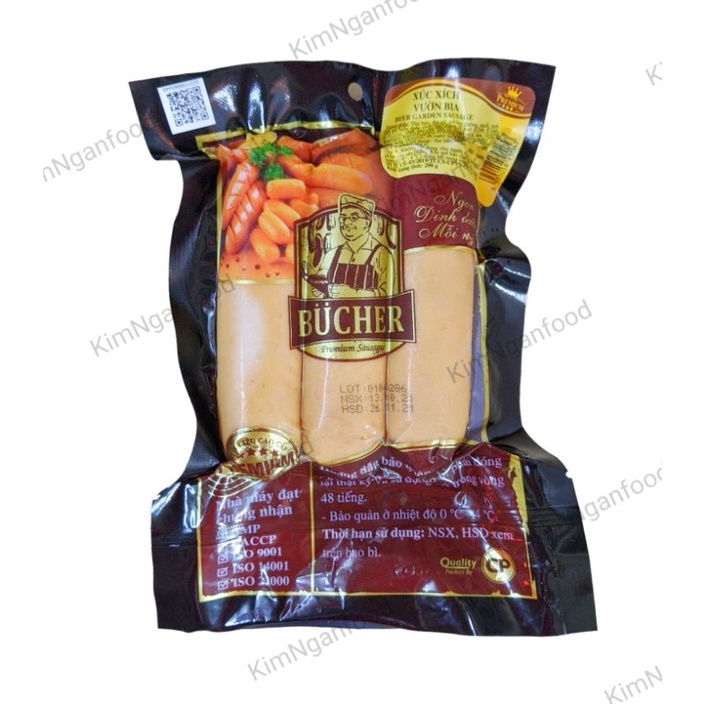 Xúc xích vườn bia cp 200g