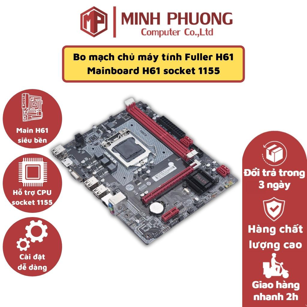 Bo Mạch Chủ Mainboard KGIGA H61 chất lượng