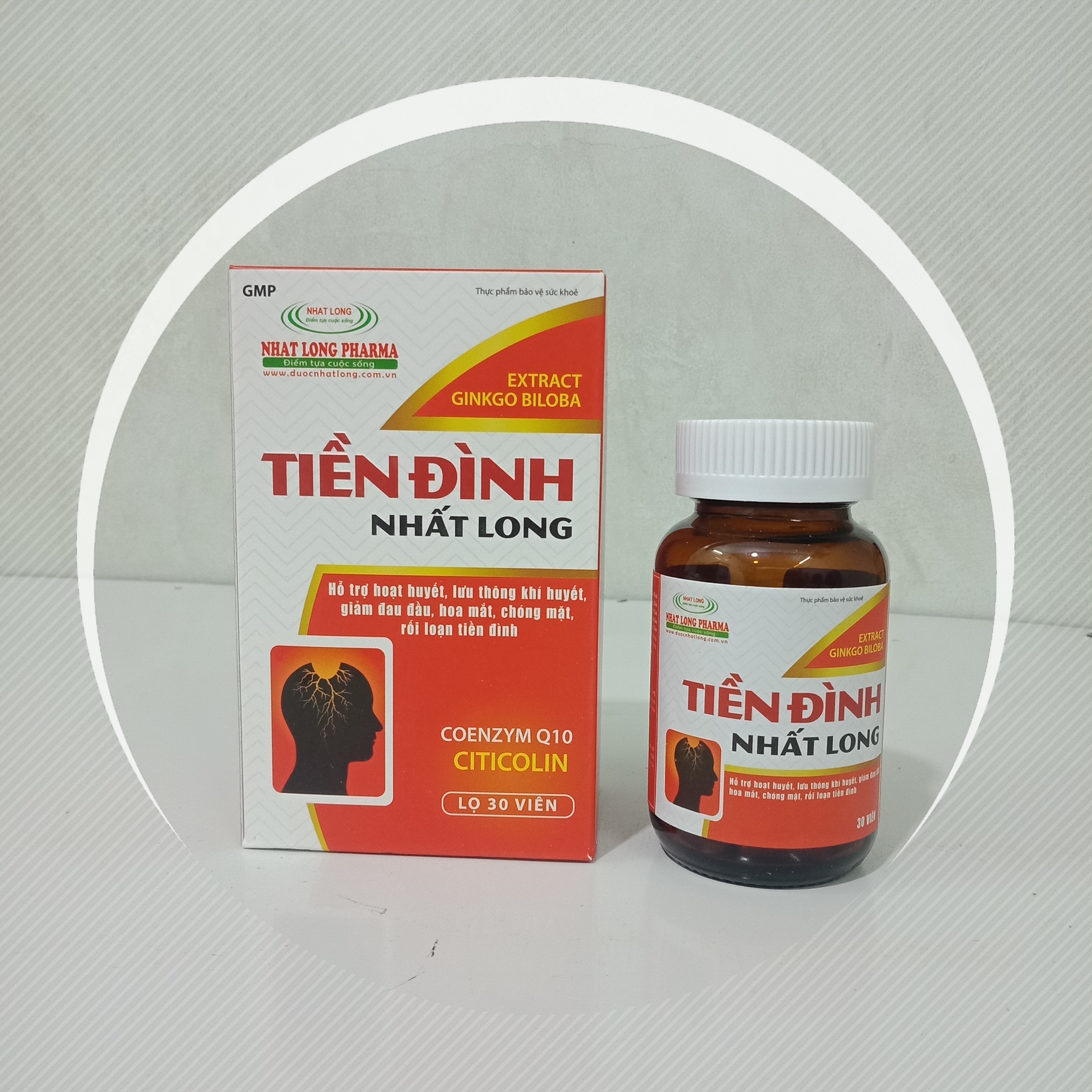 Hoạt huyết dưỡng não, hết hoa mắt chóng mặt Viên uống Tiền đình Nhất Long hỗ trợ giảm các triệu chứng của rối loạn tiền đình, hạn chế ảnh hưởng của tai nghe bluetooth nên não , lọ 30 viên