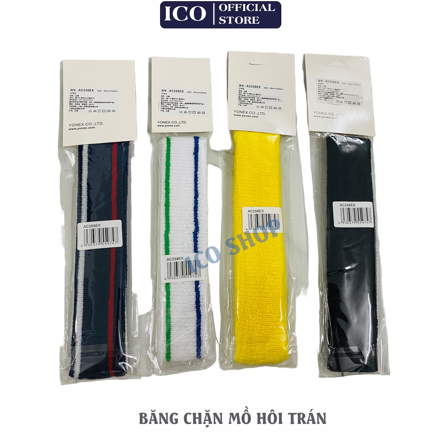 Băng trán, Băng chặn mồ hôi trán