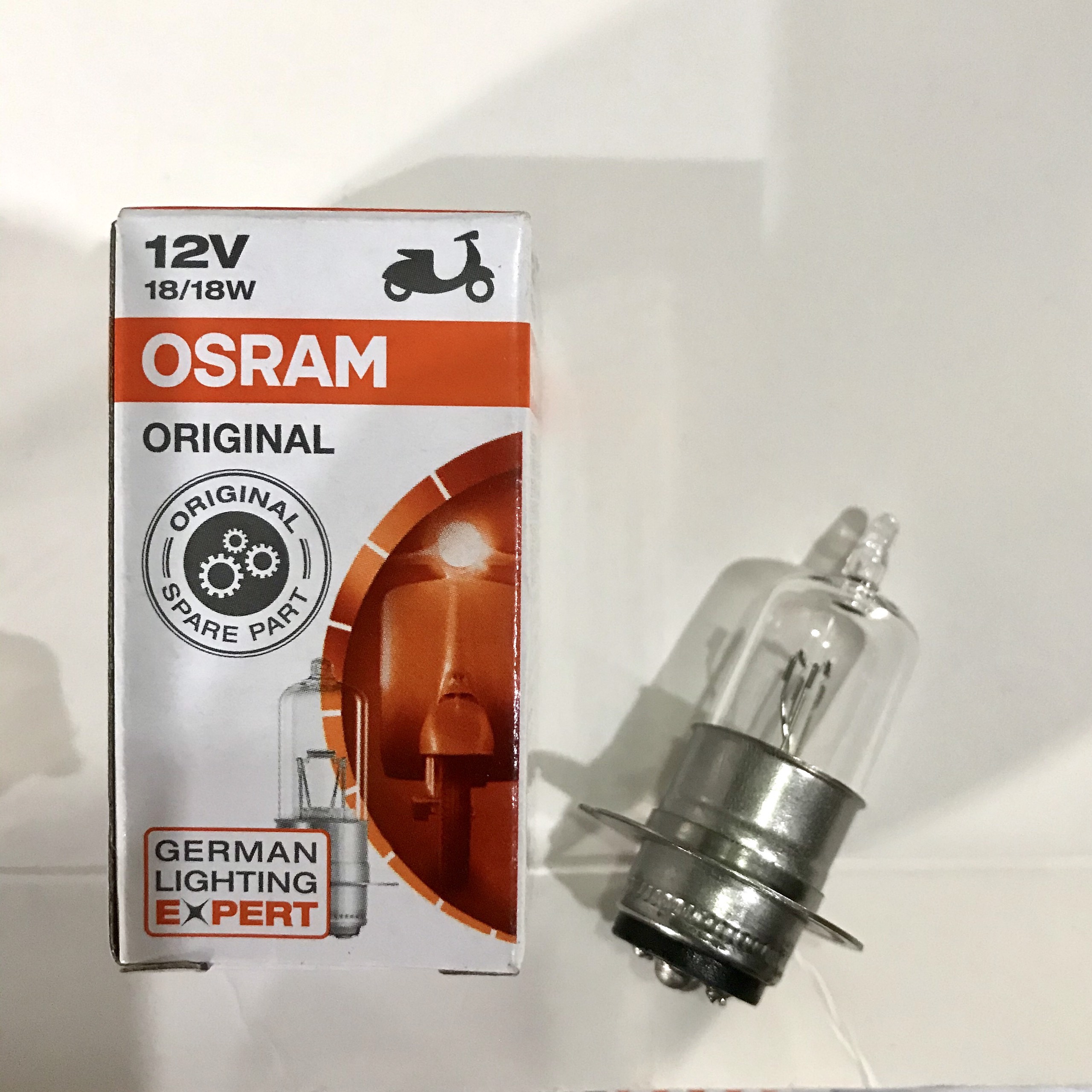Bóng đèn Halogen OSRAM M5-H6 (T19) 12V/18W Dream-Wave nhỏ - Chính hãng