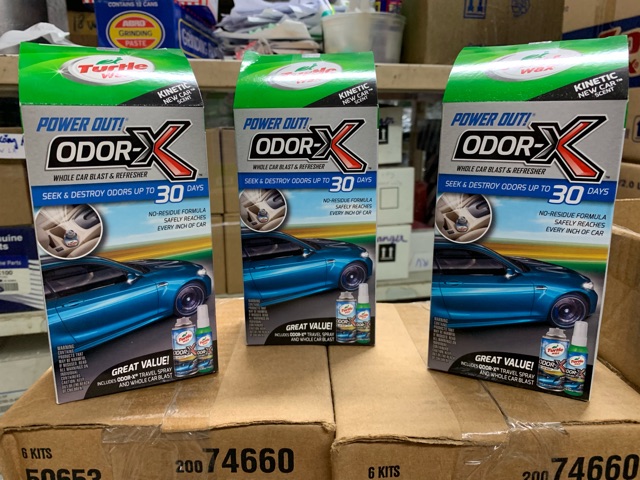 [HCM]Xông và Khử Mùi nội thất ô tô Con Rùa Turtle Wax Power Out Odor X