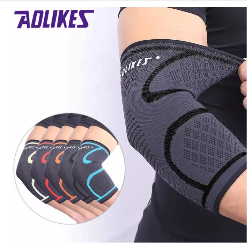 Băng Khuỷu Tay Thể Thao Aolikes chính hãng (1 Đôi) giúp bảo vệ khuỷu tay chống chấn thương TT13