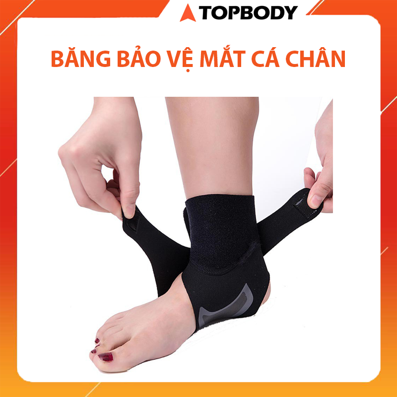 Băng cuốn bảo vệ mắt cá chân, hỗ trợ khi chơi thể thao, bảo vệ cổ chân khi tập Gym, thể dục, chống lật mắt cá chân