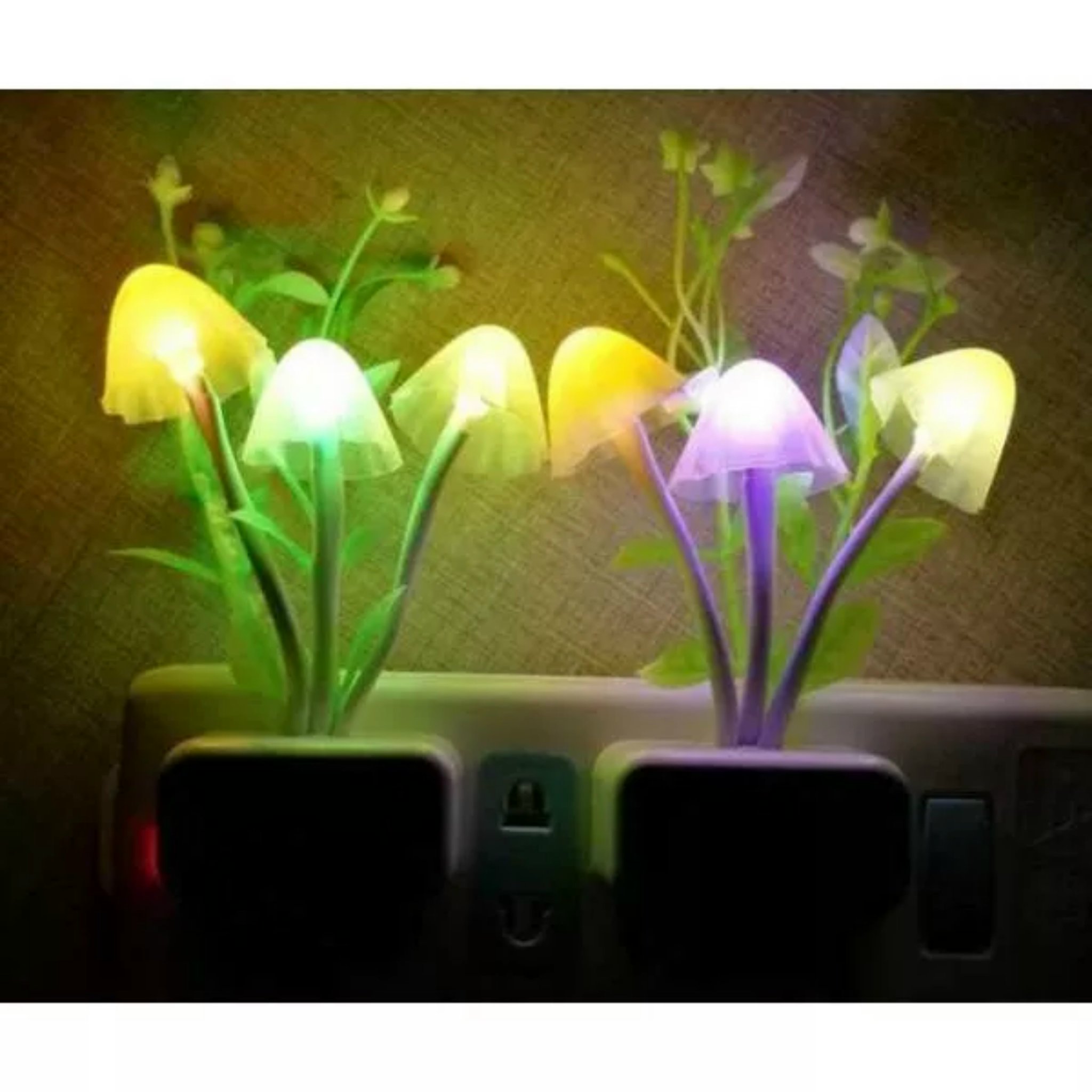 Đèn ngủ cảm ứng ánh sáng, ban đêm tự sáng hình cây nấm. đèn ngủ thông minh cảm biến ánh sáng tiết kiệm điện