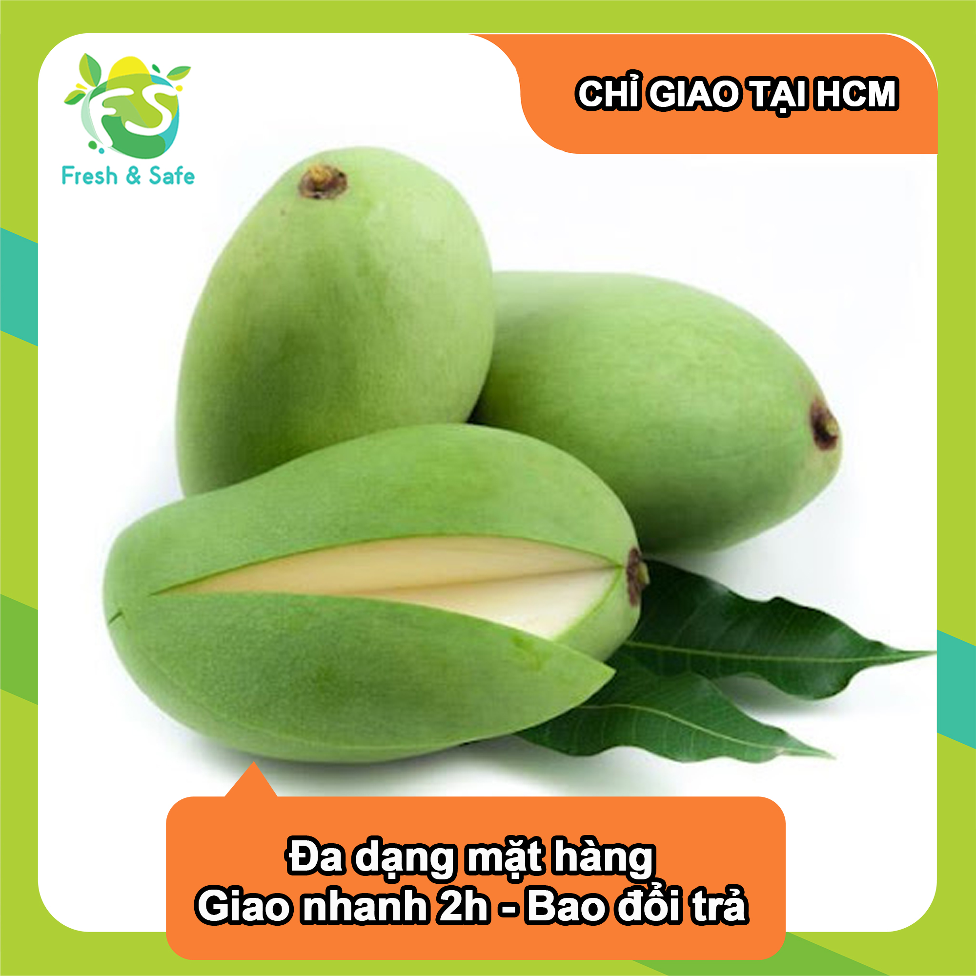 [Chỉ Giao HCM] Xoài Xanh Keo - 1kg