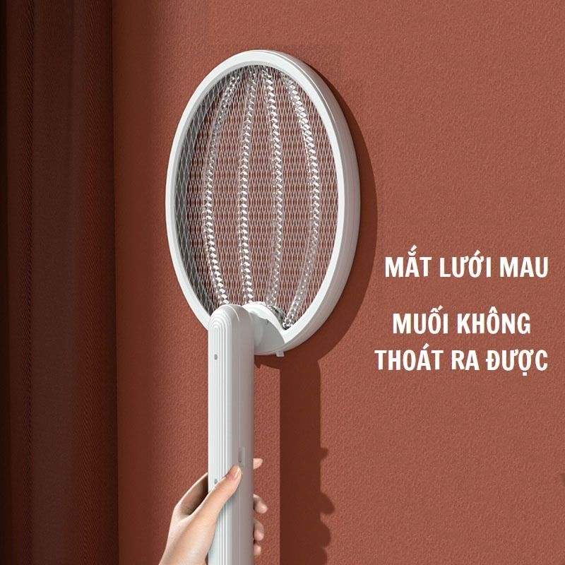 Vợt Bắt Muỗi Thông Minh, Vợt Muỗi Đa Năng, Tự Động Bắt Muỗi Vào Ban Đêm, Gấp Gọn, 2 Lớp Lưới Bảo Vệ An Toàn