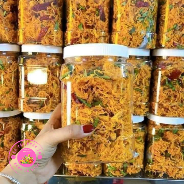 Khô gà lá chanh cay cay hấp dẫn 500g