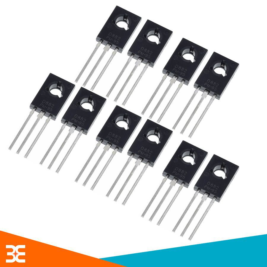 Gói 20 Con Transistor NPN D882 3A-40V Chân Cắm TO-126