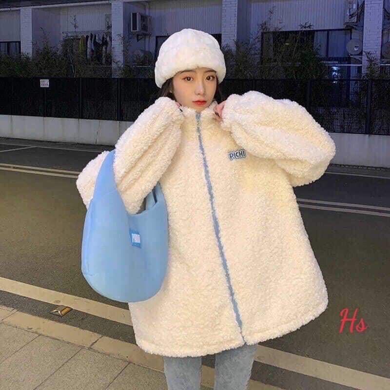 Áo khoác lông cừu pichi hsu1
