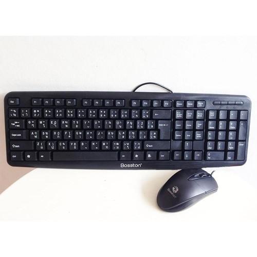 Bộ bàn phím chuột bosston D5200 được tặng kèm lót chuộtBộ bàn phím chuột siêu đẹp noi ban hang uy tin chat luong gia tot