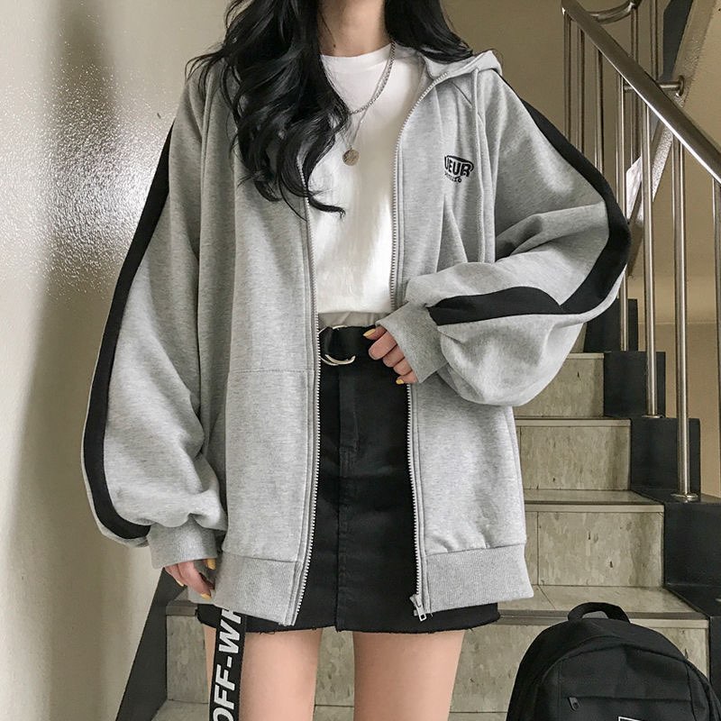Áo khoác nam nữ thể thao form rộng chất nỉ