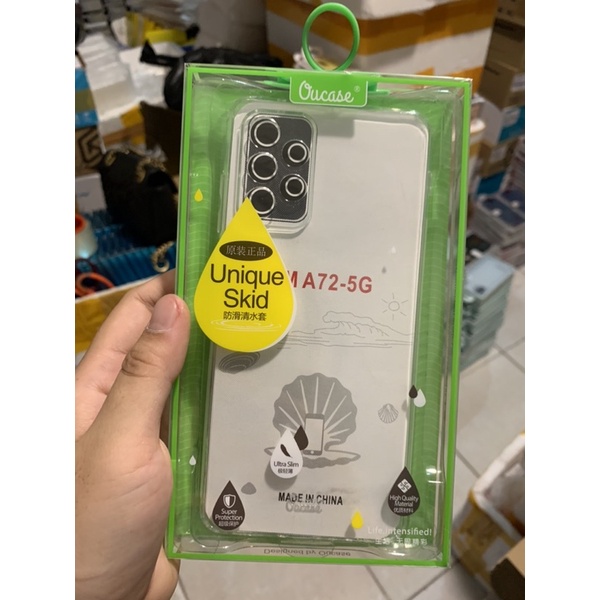 Ốp lưng dẻo trong suốt oucase cho ss galaxy a72 /a52 / a32 /a02 / a02s / a12