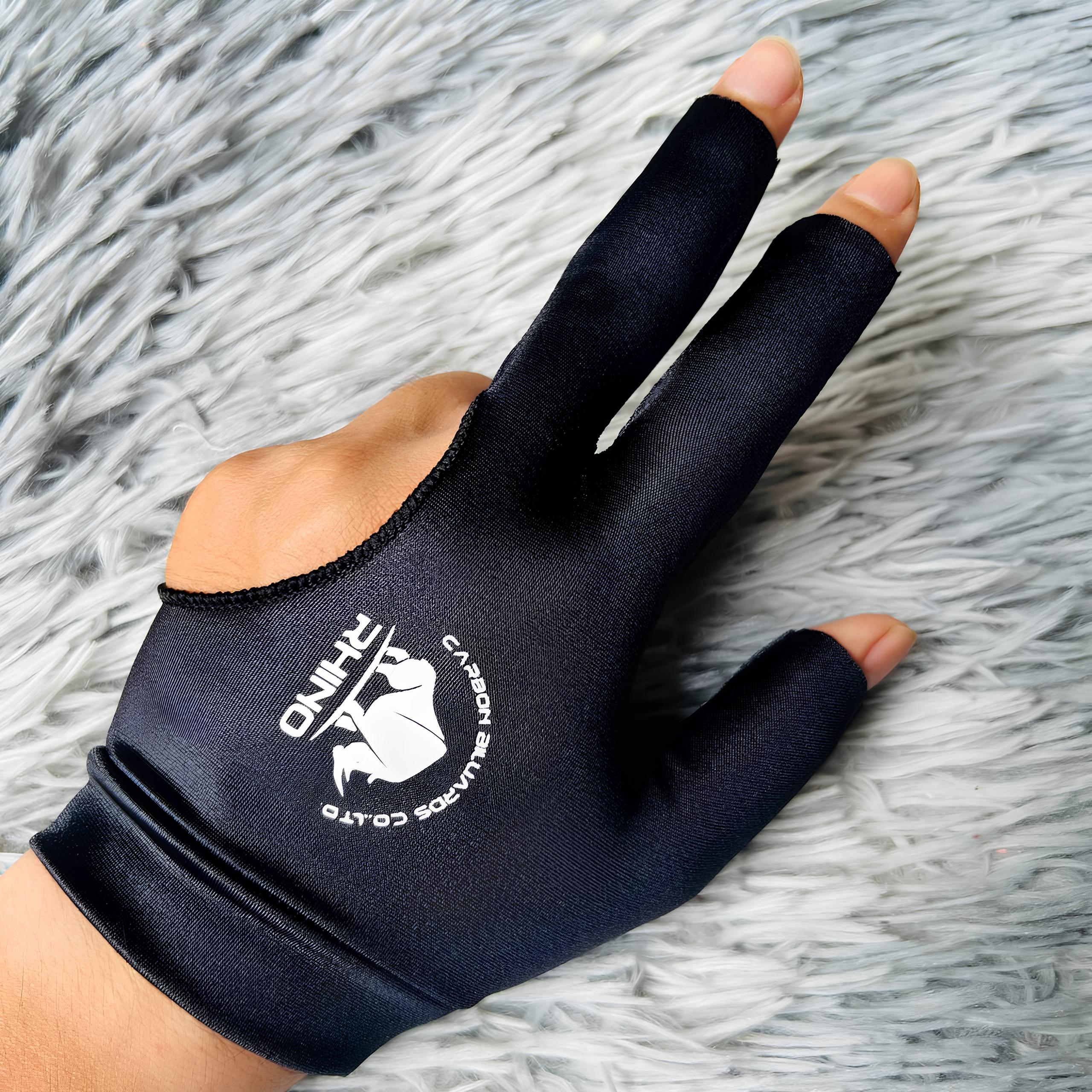 Găng Tay Bida Cá Nhân Rhino Hở Ngón Hàng Nhập Khẩu Chất Lượng Cao , găng tay bida cá nhân