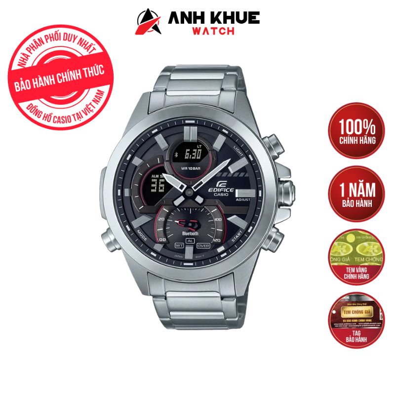 Đồng hồ casio edifice nam dây kim loại ecb-30d
