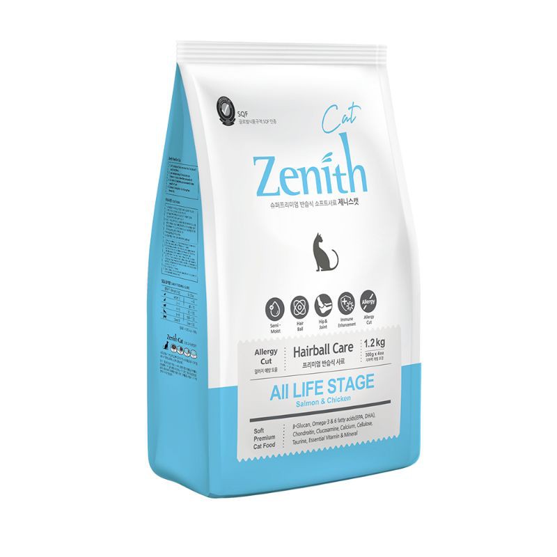 Thức ăn hạt mềm cho mèo Zenith 1.2kg
