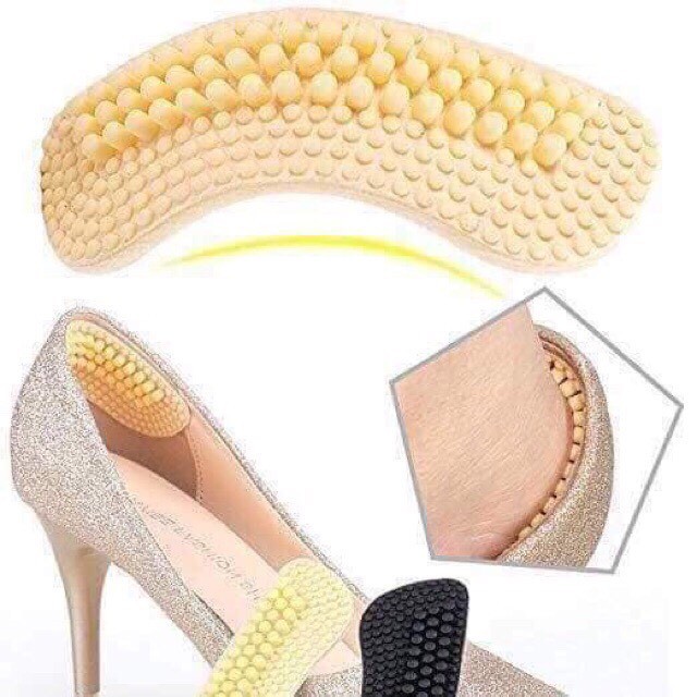 [1 CẶP] MIẾNG LÓT GIÀY SILICON DÁN SAU GÓT GIÀY CHỐNG TRÀY XƯỚC GÓT CHÂN TUỘT GIÀY RỘNG GIÀY CỰC HIỆU QUẢ