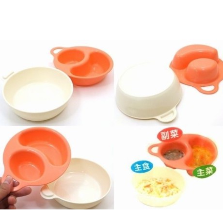 Bát ăn dặm xinh/Bát ăn dặm 2 ngăn Paku