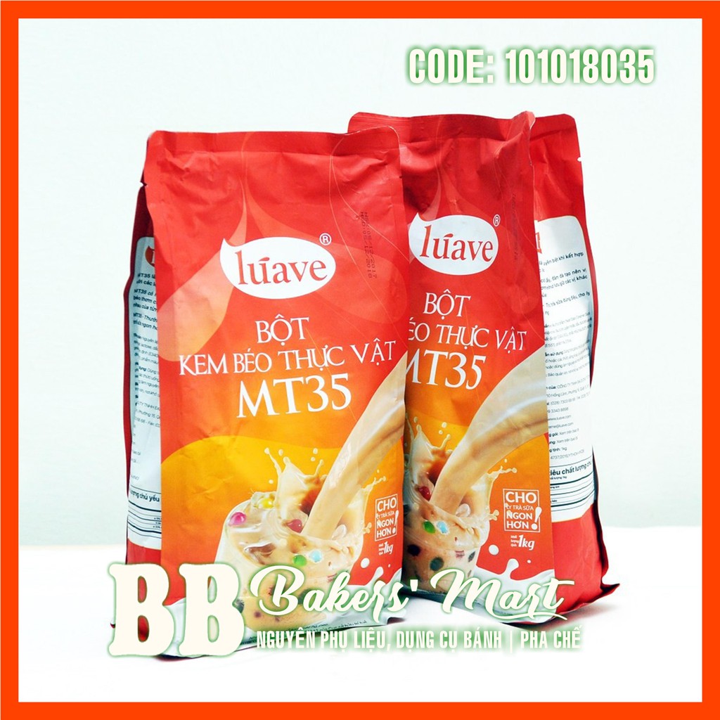 Bột kem béo thực vật mt35 luave - gói 1kg