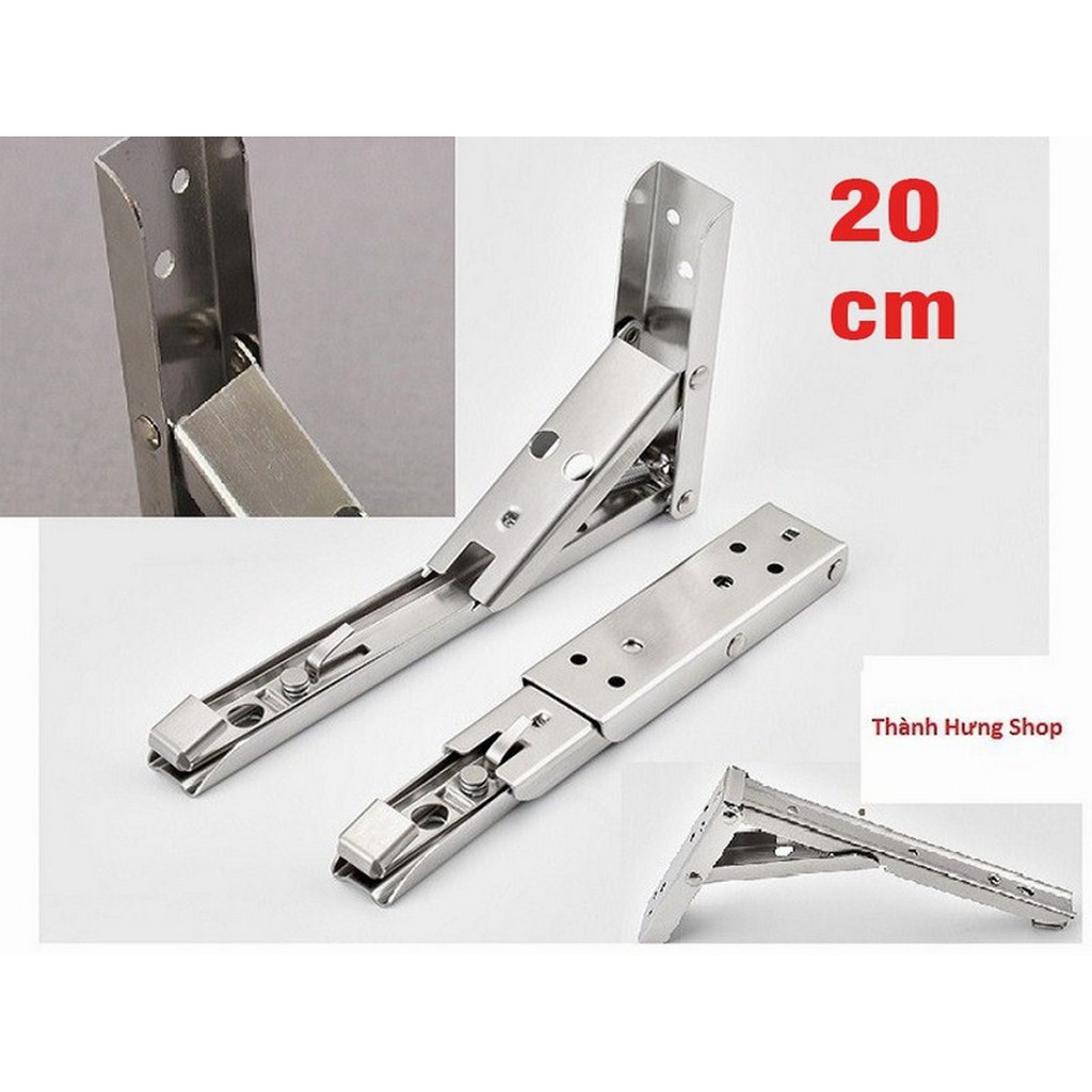 Bản lề gấp thông minh INOX 20cm bộ 2 chiếc tải