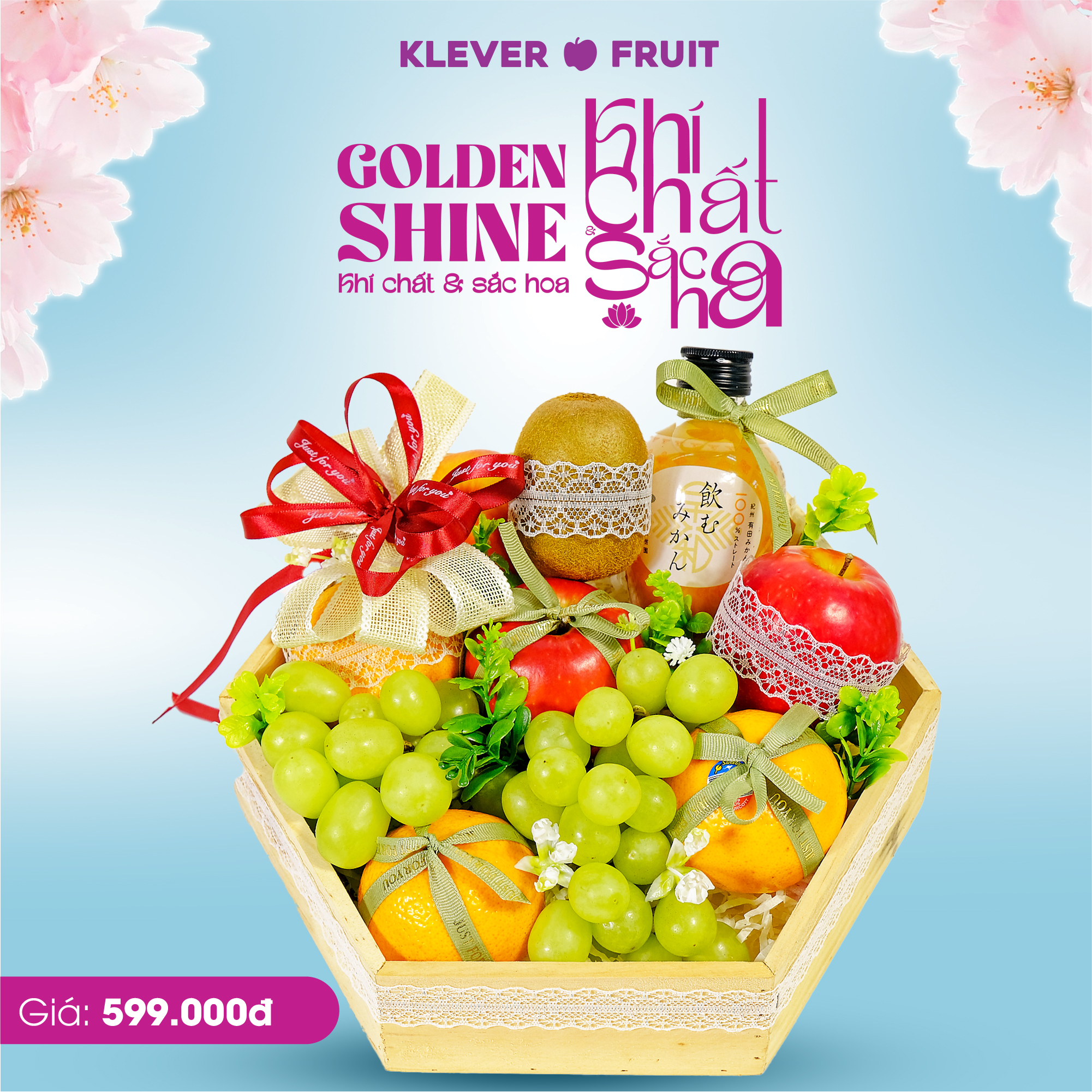 Hộp quà trái cây 20/10 - Trung Hậu