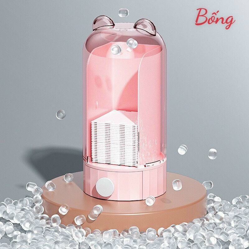 Hộp đựng bông tẩy trang tự động chống thấm nước