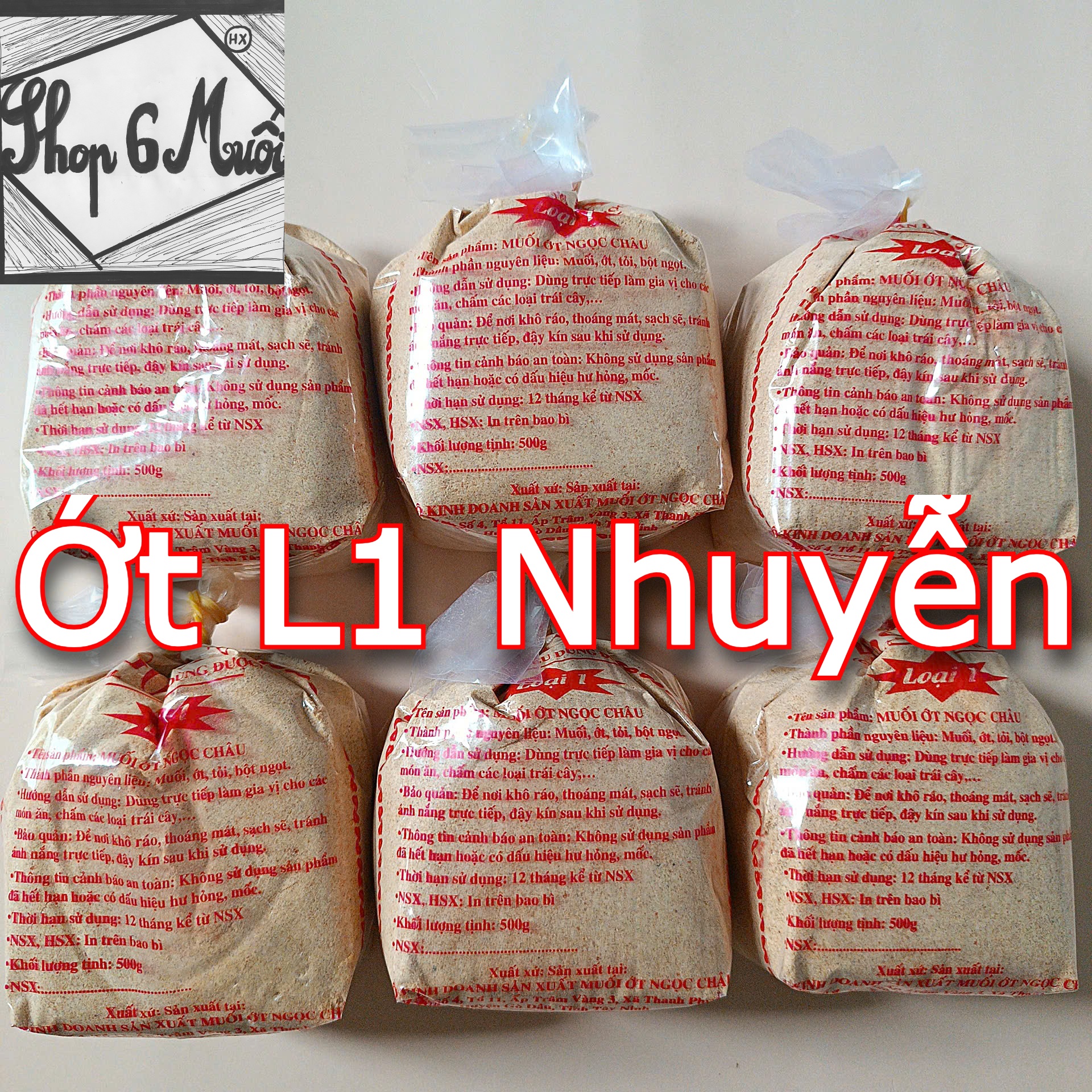 Muối ớt Tây Ninh Ngọc Châu loại 1 nhuyễn