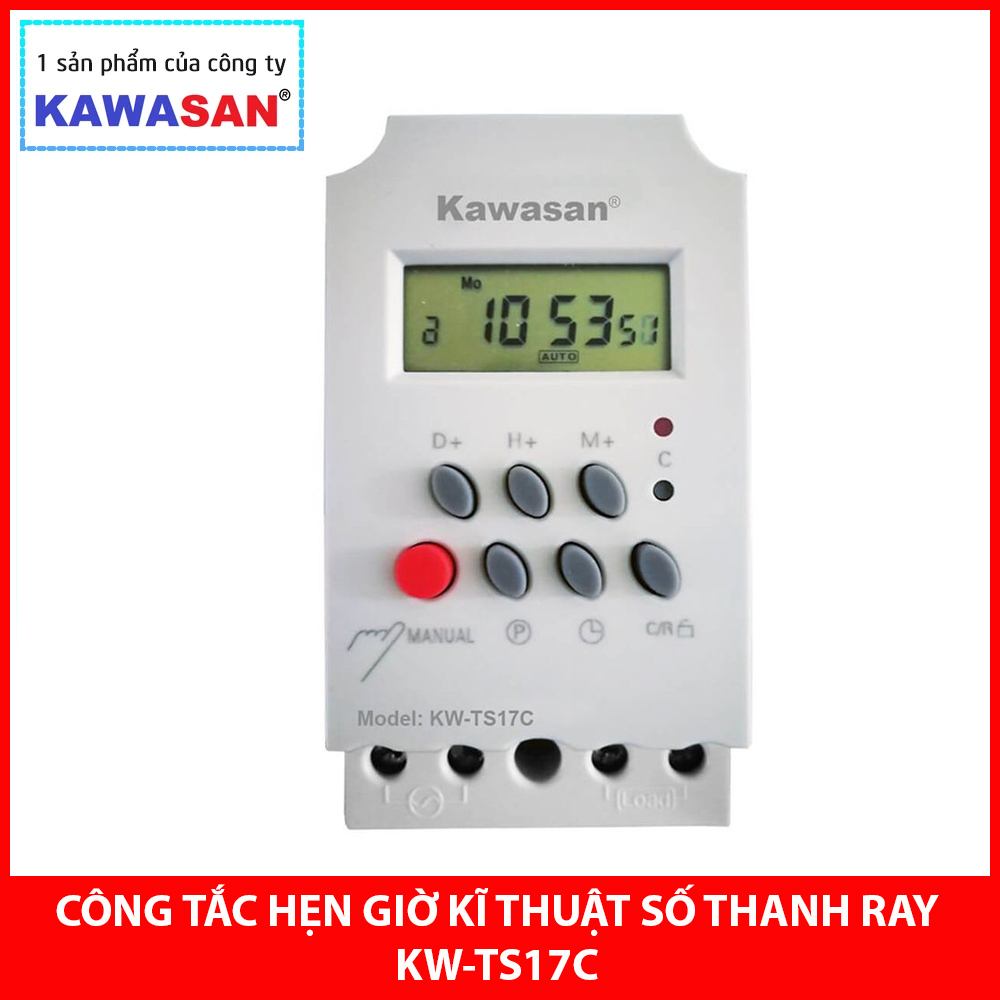 Công tắc hẹn giờ kĩ thuật số kw-ts17c