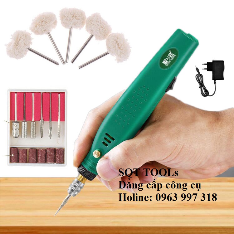 Máy mài điêu khắc mini - máy đánh bóng mini K0201-13N-5L máy khoan cắt mini đa năng