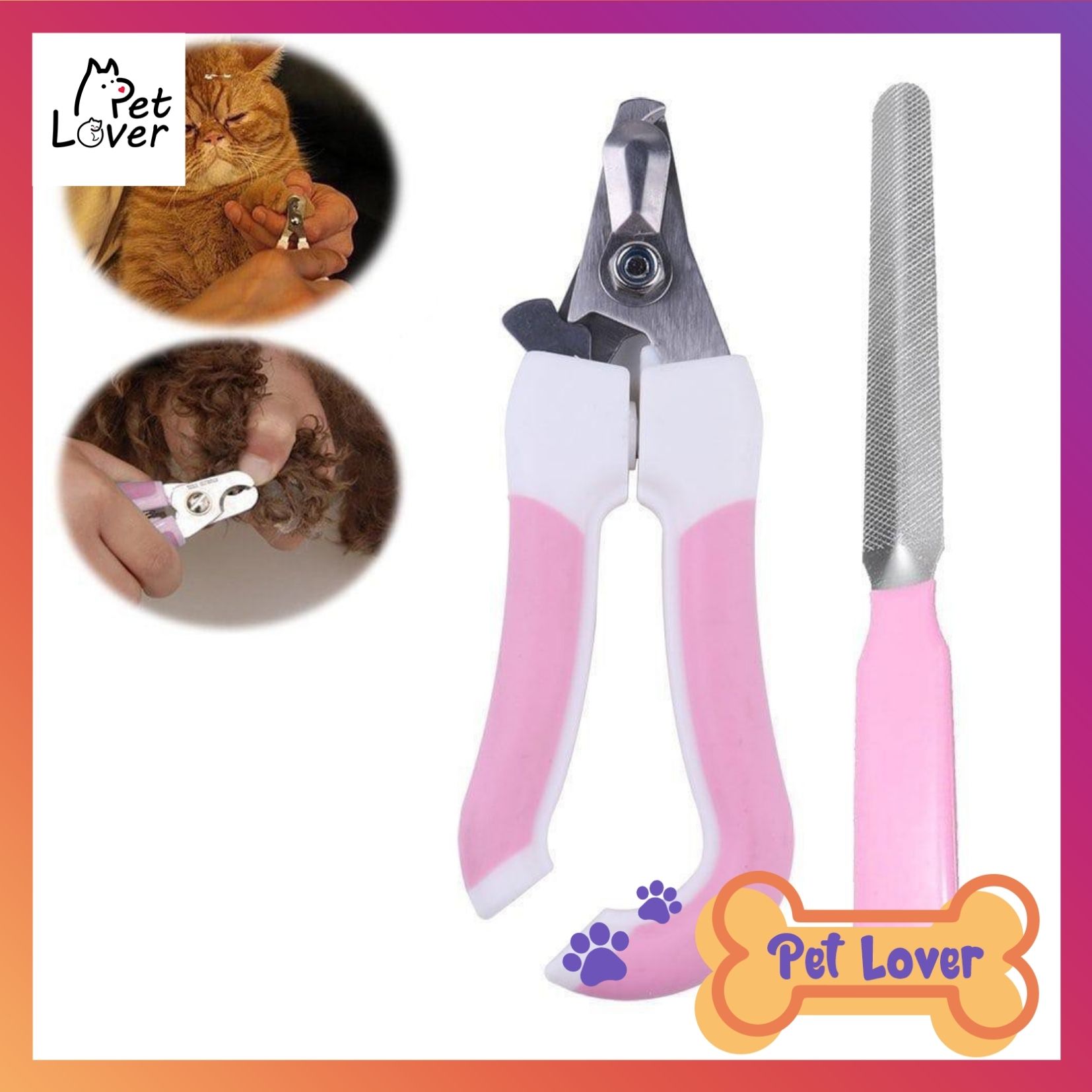 Kìm cắt móng cho chó mèo, kìm bấm móng cho chó mèo, mẫu mã có thể thay đổi tùy từng đợt hàng - Petlover