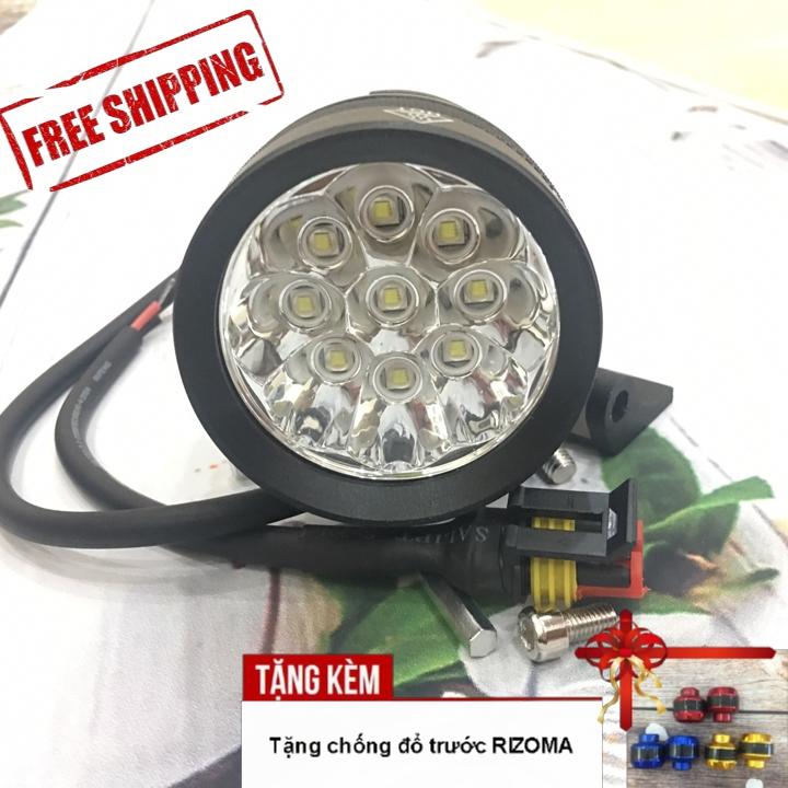 [PHÍ VẬN CHUYỂN 0 ĐỒNG]  Đèn LED trợ sáng L9X siêu sáng - độ xe cực chất FS217-TK - TẶNG KÈM BỘ CHỐNG ĐỔ TRƯỚC TRÒN TRƠN
