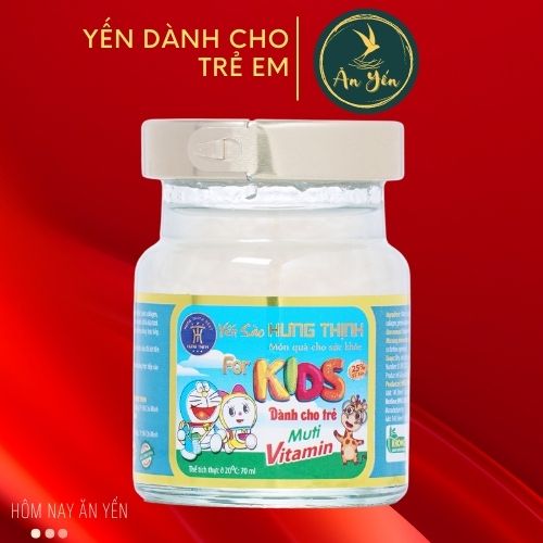 Yến sào hưng thịnh - yến chưng trẻ em 25%