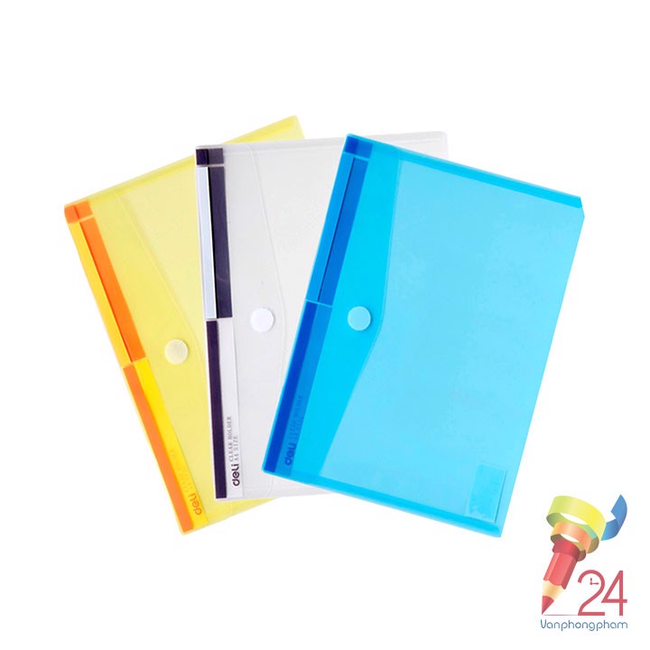 Clear bag cúc dính Deli , cam kết sản phẩm đúng mô tả, chất lượng đảm bảo, an toàn cho người sử dụng