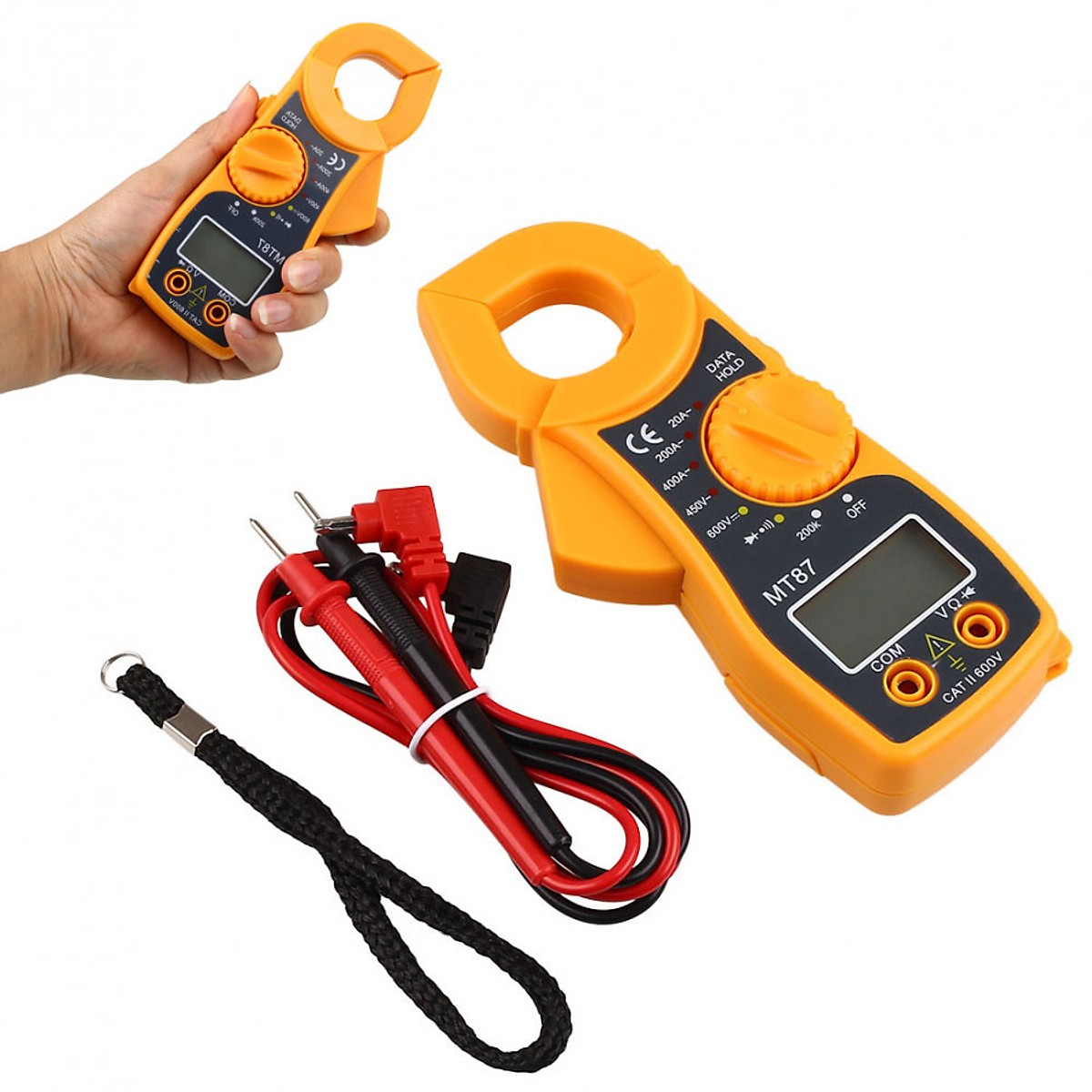 Kẹp Ampe kế cầm tay vạn năng kỹ thuật số MT87 có loa báo thông mạch