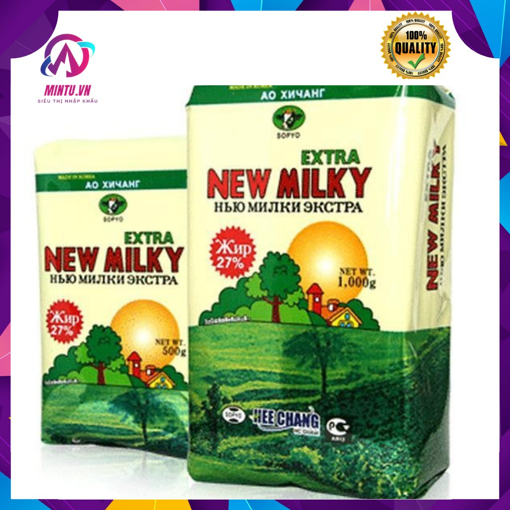 Sữa béo Nga New Milky Extra 1kg  100% FREESHIP Sản phẩm sữa dinh dưỡng cực