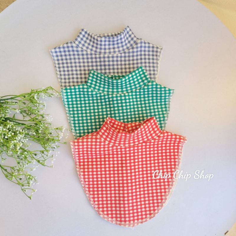 Yếm cổ 3 phân cotton giữ ấm cho bé trai, bé gái