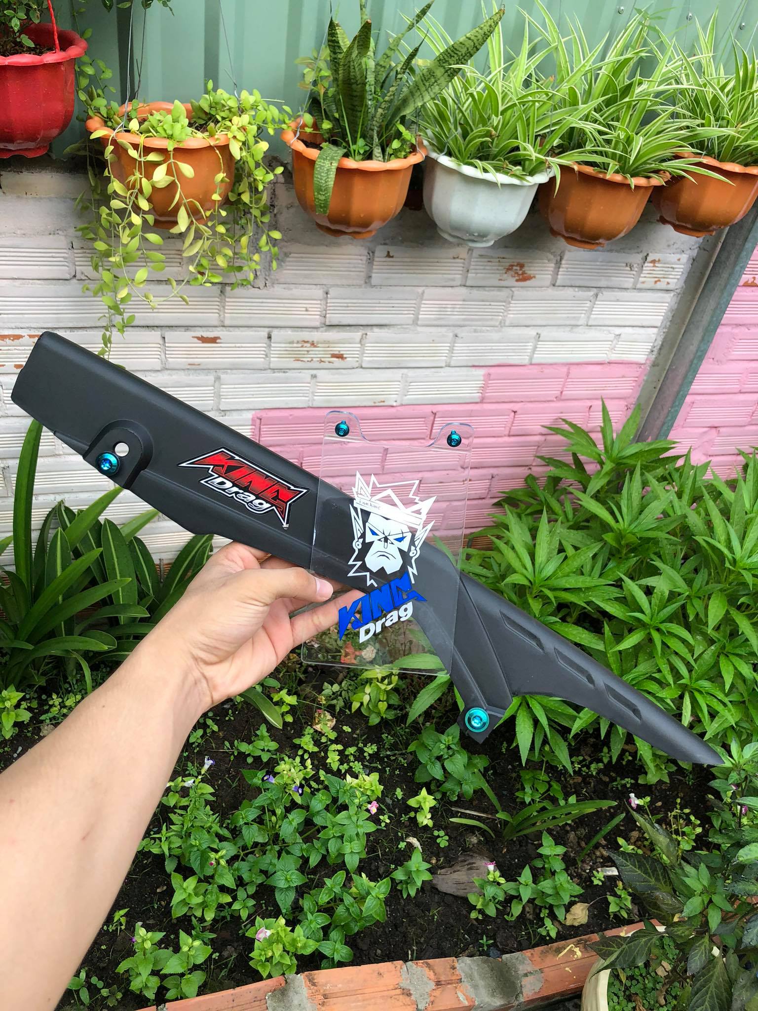 Combo che sên và che phuộc king drag ex135 ex150
