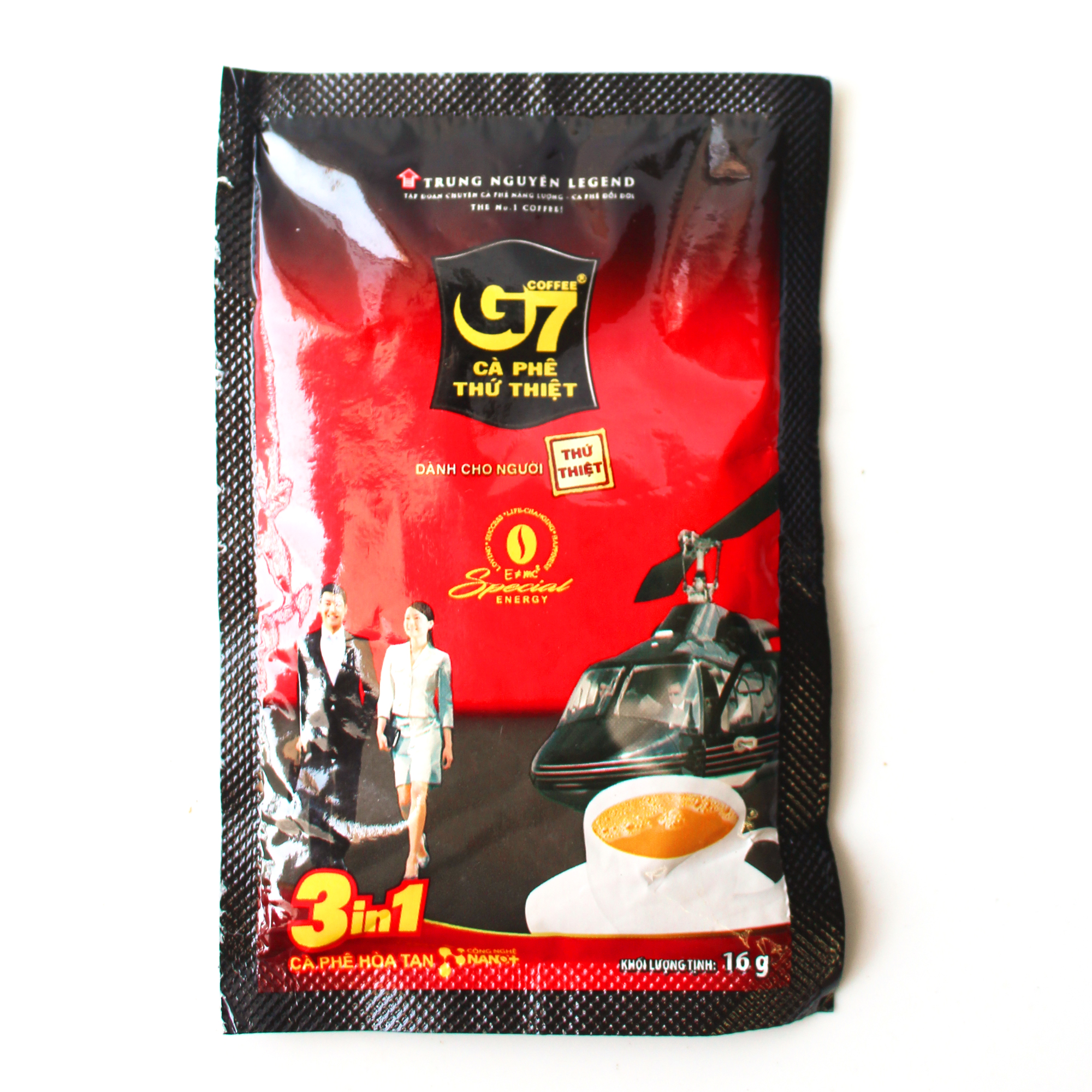 Cafe sữa hòa tan g7 3in1 - trung nguyên legend - gói lẻ 16g