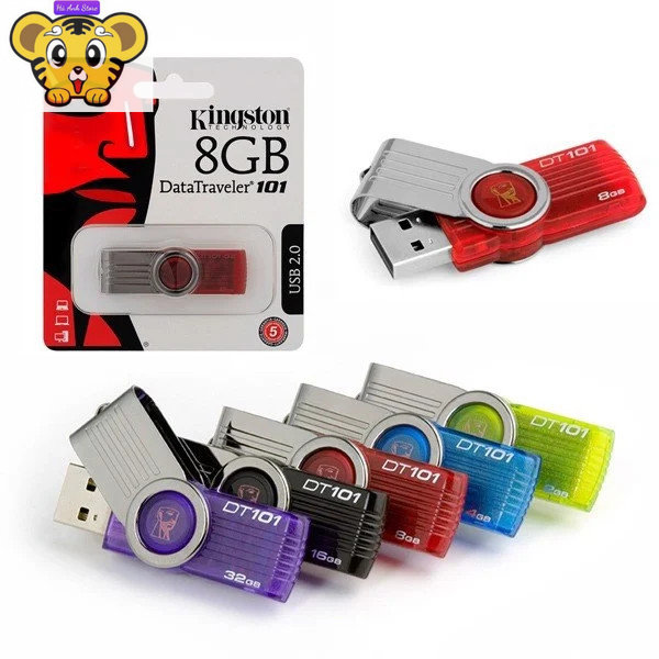 USB Kingston 2G, 4G,8G,16G, 32G,64G - USB 2.0 Kingston DT 101 2GB, 4GB ,8GB,16GB,32GB,64GB