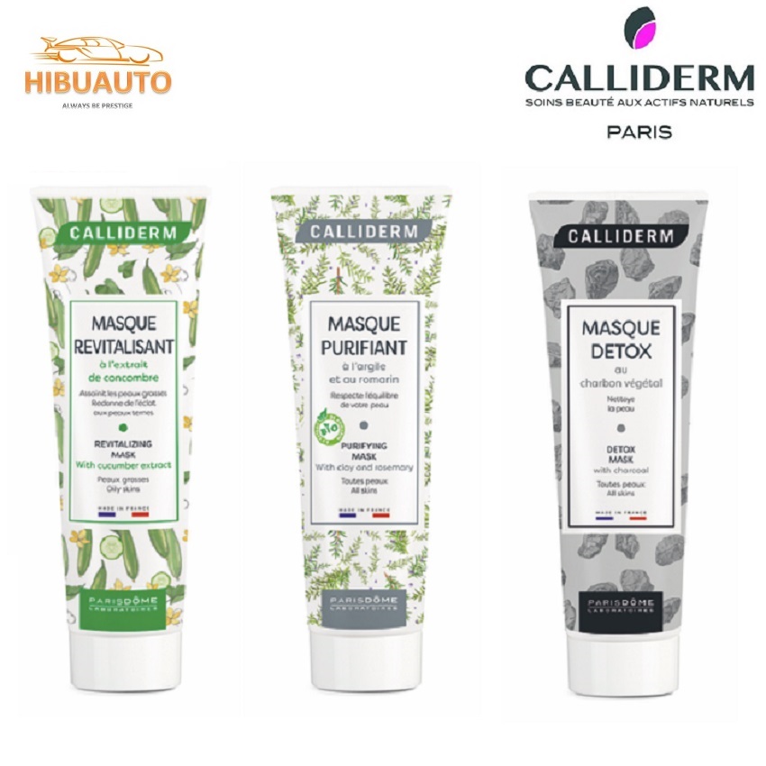 Mặt Nạ Chiết Xuất Từ Thiên Nhiên CALLIDERM Masque detor Masque Revitalisant Masque Purifiant
