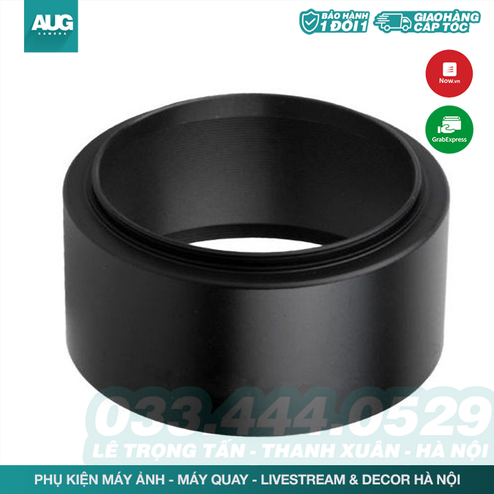Hood kim loại tròn không lỗ - Loa che nắng ống kính máy ảnh đủ cỡ 40.5-77 - AUG Camera & Decor Hà Nội
