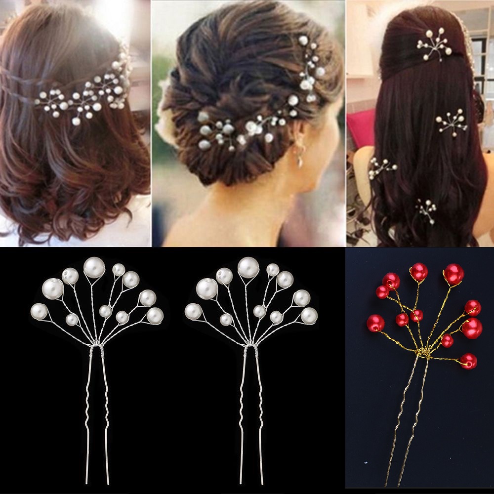 N02_hoa cài tóc cô dâu kết hạt trai, trang điểm cô dâu, make up tiệc, phụ kiện cưới và trang điểm