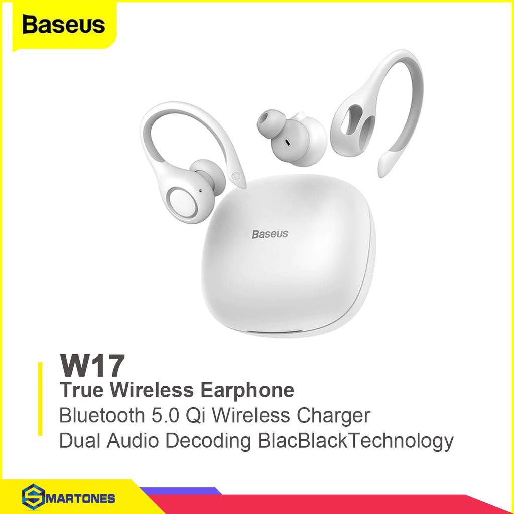 Tai nghe thể thao không dây Baseus Encok True Wireless Earphones W17-trắng
