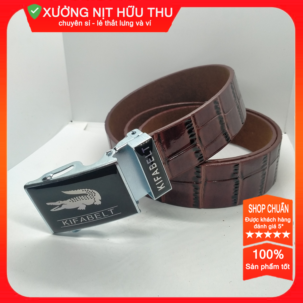 Thắt Lưng Nam/Dây Nịt Nam cao cấp DK-T37 rộng 36mm khóa lăn, dây lưng nam CARTELO - [GINKA]