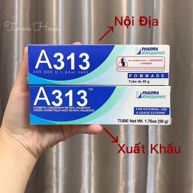 Kem retinol a313 chống lão hoá giảm mụn xoá nhăn pháp 50g